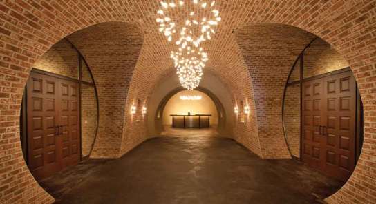 wine cave chandelier