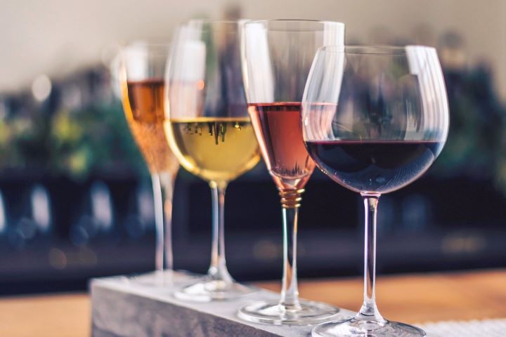 Glass shop wine glasses