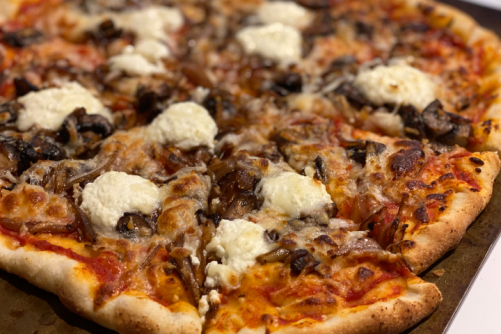 Mushroom Ricotta Pizza