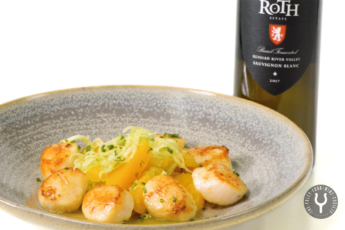 Seared Scallops with Citrus Fennel Salad