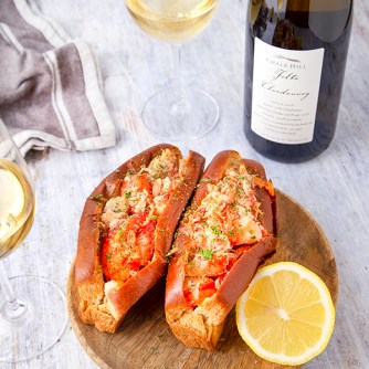 Lobster Rolls with Chalk Hill Felta Chardonnay