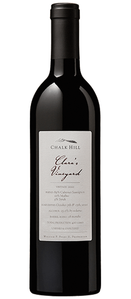 Claras Vineyard Red Wine Bottle Shot
