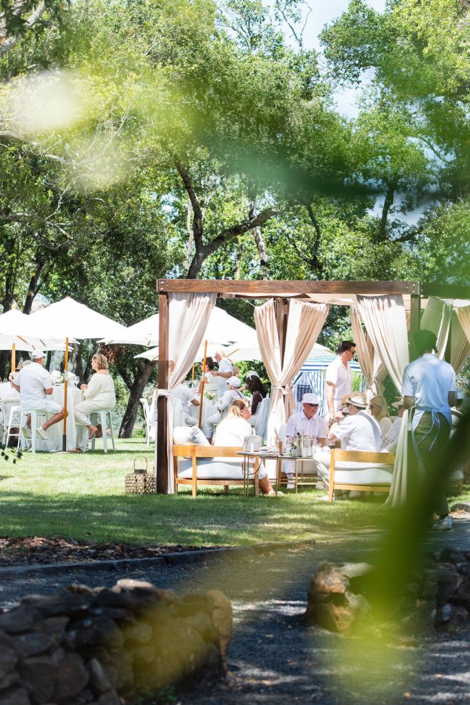 Chalk Hill White Party 2024 - event decor