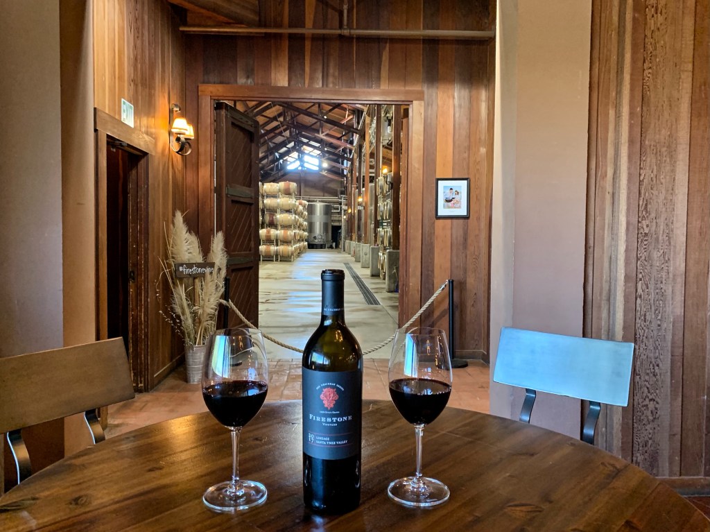 Firestone indoor wine tasting