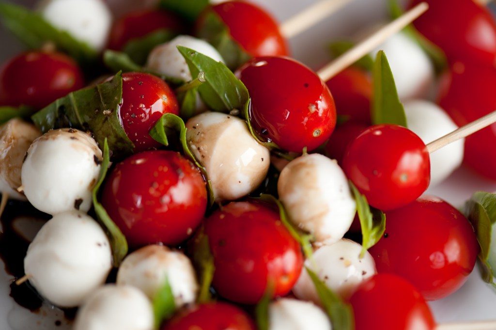 Caprese Appetizer on a stick