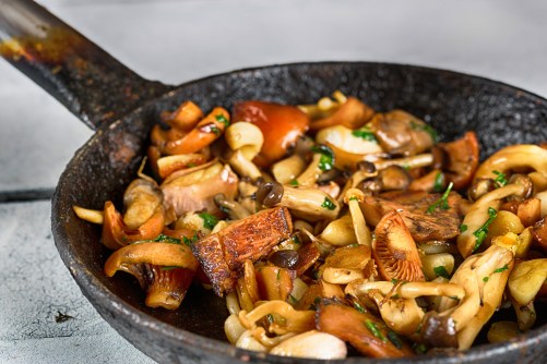 Sauteed wild mushrooms