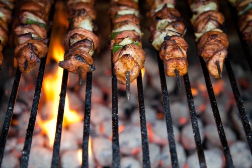 kebab on skewers 206731