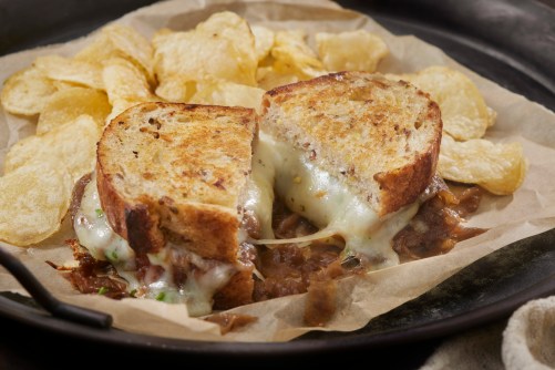 French Onion Grilled Cheese Sandwich