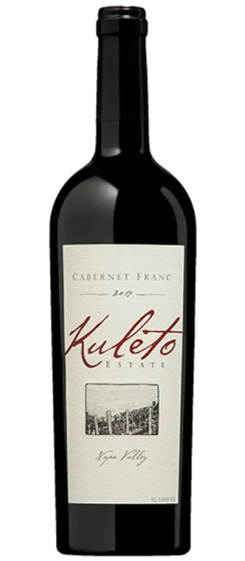 2019 kuleto estate cabernet franc napa valley bottle shot