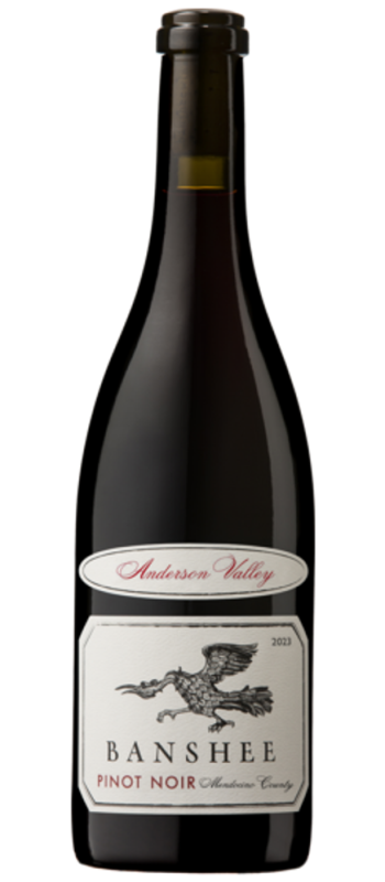 anderson valley pinot noir 2023 mendocino county bottle shot