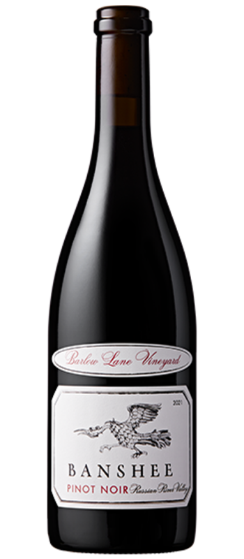 barlow lane vineyard pinot noir 2021 russian river valley bottle shot