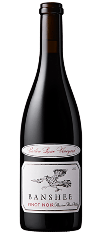 barlow lane vineyard pinot noir 2022 russian river valley bottle shot