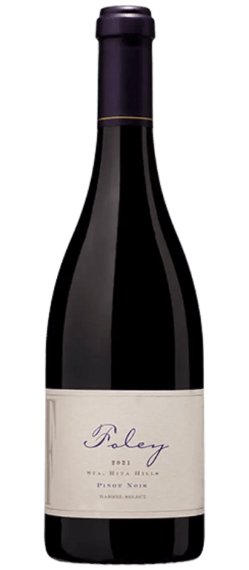 barrel select pinot noir 2021 sta rita hills bottle shot