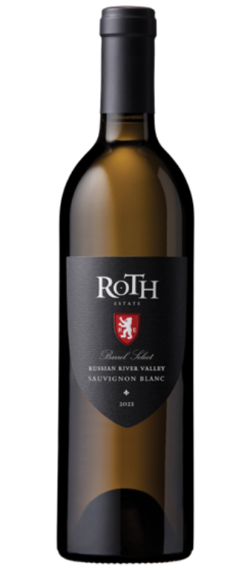 barrel select sauvignon blanc 2023 russian river valley bottle shot