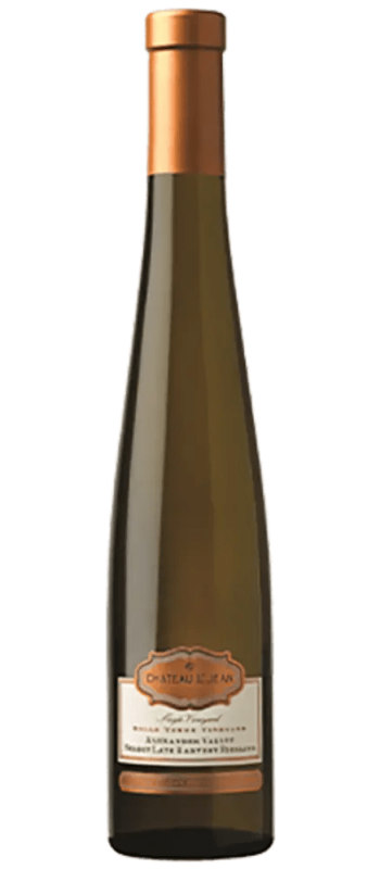 belle terre vineyard late harvest riesling 375ml 2015 alexander valley bottle shot