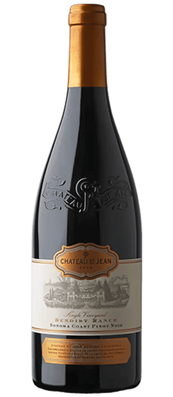 benoist ranch pinot noir 2019 sonoma coast bottle shot