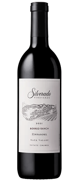 borreo ranch zinfandel 2021 napa valley bottle shot