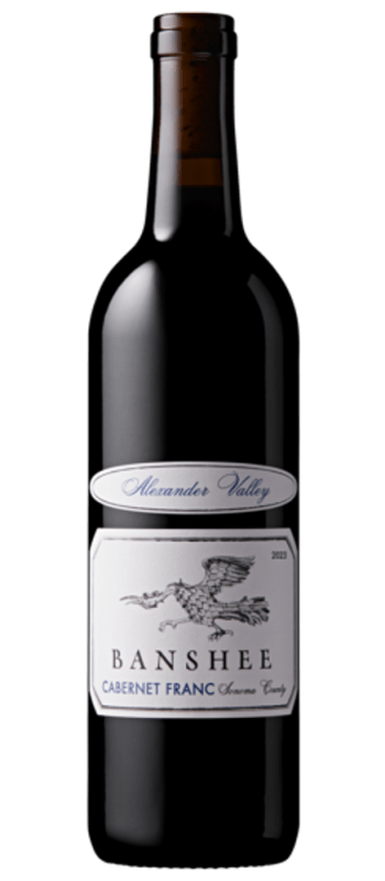 cabernet franc 2023 alexander valley bottle shot