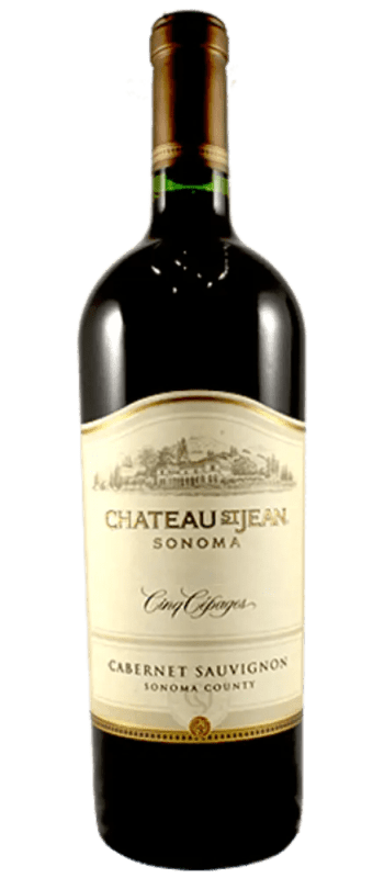 cinq cepages cabernet sauvignon 2005 sonoma county bottle shot