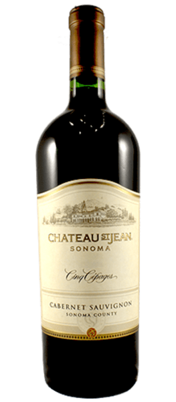 cinq cepages cabernet sauvignon 2008 sonoma county bottle shot
