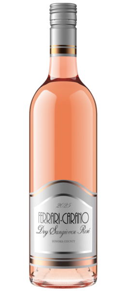 dry sangiovese rose 2025 sonoma county bottle shot