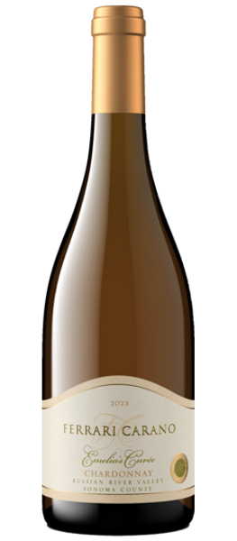 emelias cuvee chardonnay 2023 russian river valley bottle shot