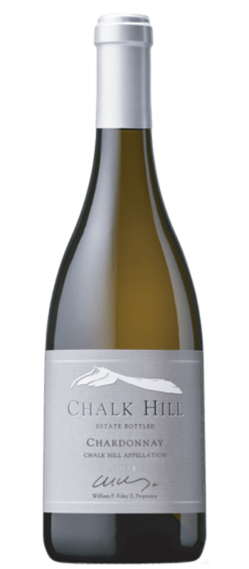 estate chardonnay 2024 chalk hill bottle shot