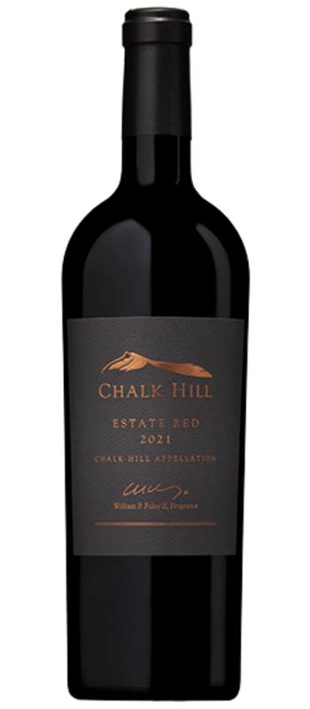 estate red 15l magnum 2021 chalk hill bottle shot
