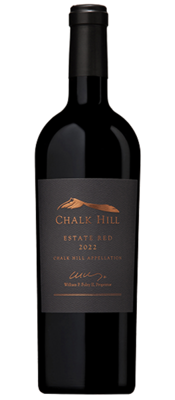 estate red 2022 chalk hill bottle shot