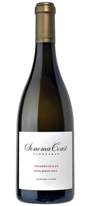 gold ridge hill chardonnay 2022 sonoma coast bottle shot