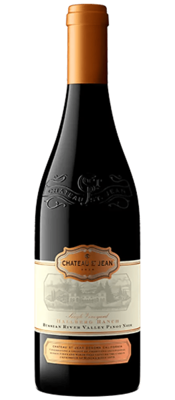 hallberg ranch pinot noir 2019 russian river valley bottle shot