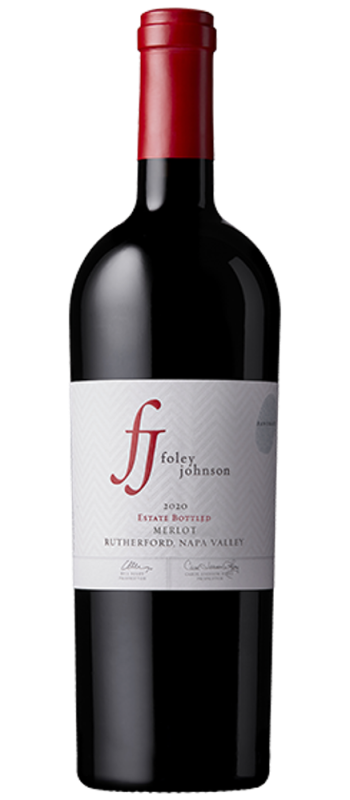 handmade merlot 2020 rutherford bottle shot