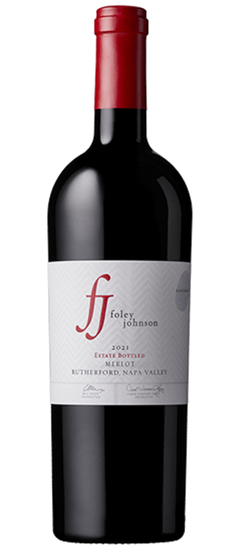 handmade merlot 2021 rutherford bottle shot