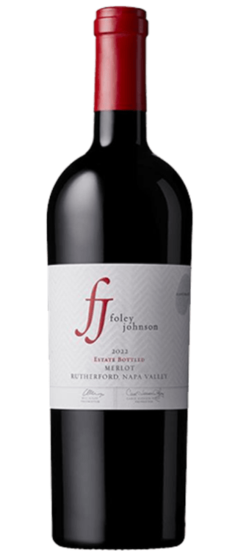 handmade merlot 2022 rutherford bottle shot
