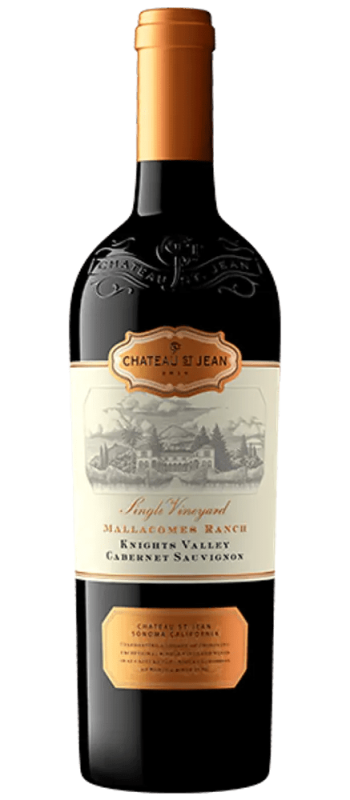mallacomes vineyard cabernet sauvignon 2019 knights valley bottle shot