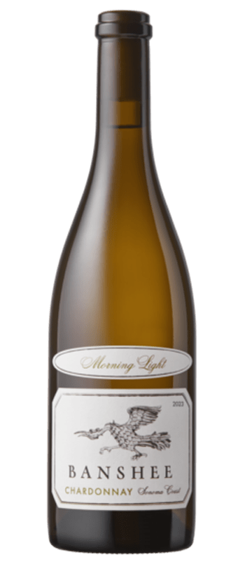 morning light chardonnay 2023 sonoma coast bottle shot
