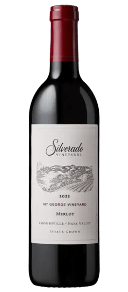 mt george merlot 2022 coombsville bottle shot