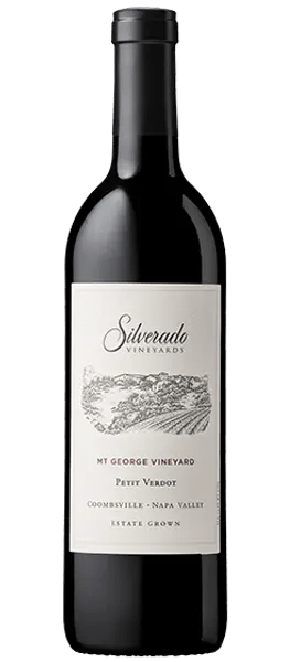 mt george petit verdot 2019 coombsville bottle shot