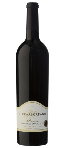 reserve cabernet sauvignon 2023 alexander valley bottle shot