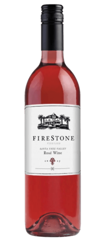 rose 2025 santa ynez valley bottle shot