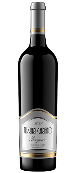 sangiovese 2021 alexander valley bottle shot