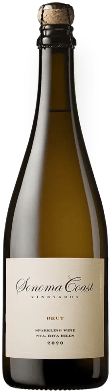 sparkling brut 2020 sta rita hills bottle shot