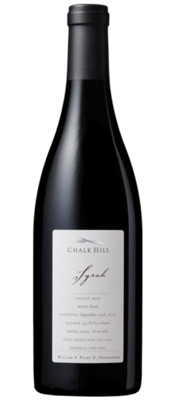syrah 2022 sonoma county bottle shot