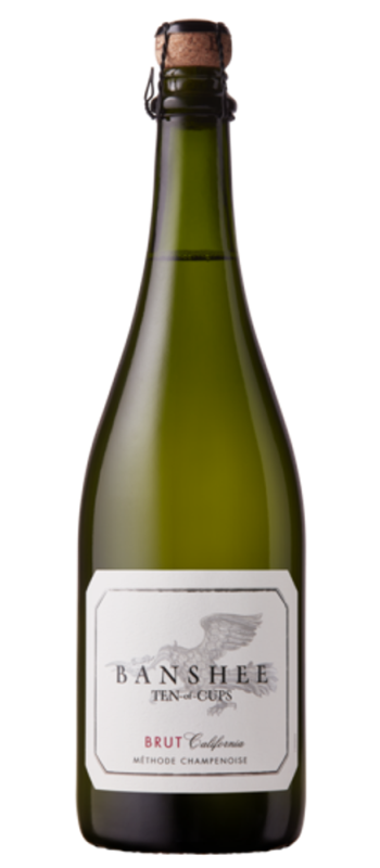 ten of cups sparkling wine california bottle shot