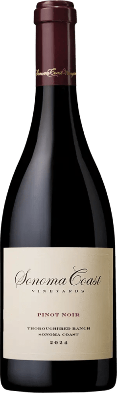 thoroughbred ranch pinot noir 2024 sonoma coast bottle shot