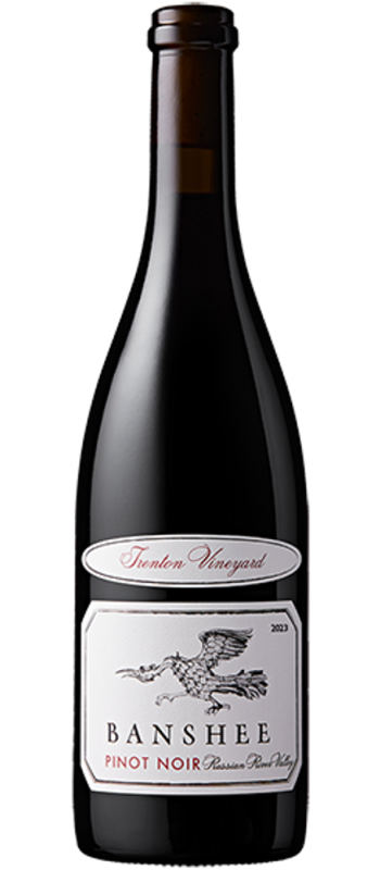 trenton vineyard pinot noir 2023 russian river valley bottle shot