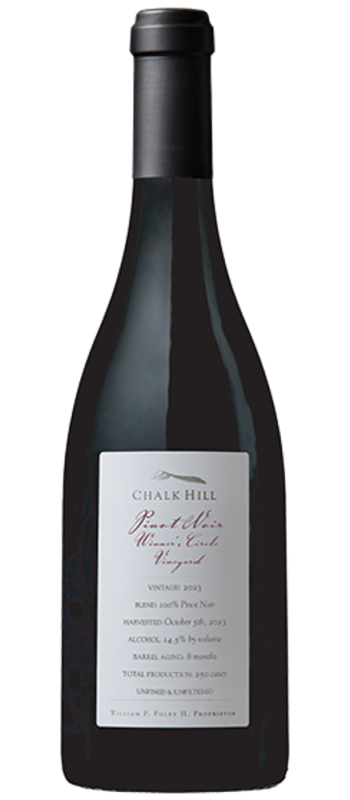 winners circle pinot noir 2023 russian river valley bottle shot