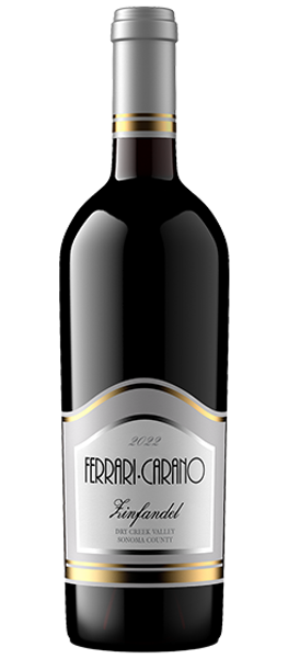 zinfandel 2022 dry creek valley bottle shot