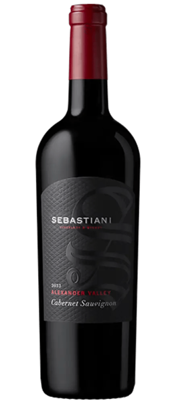 cabernet sauvignon 2023 alexander valley bottle shot