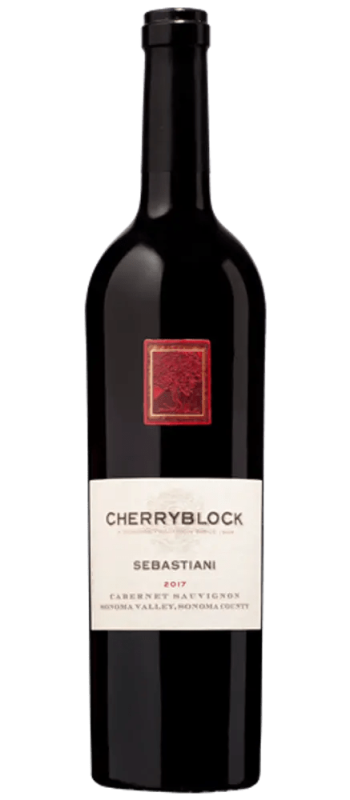 cherryblock cabernet sauvignon 15l magnum 2017 sonoma valley bottle shot